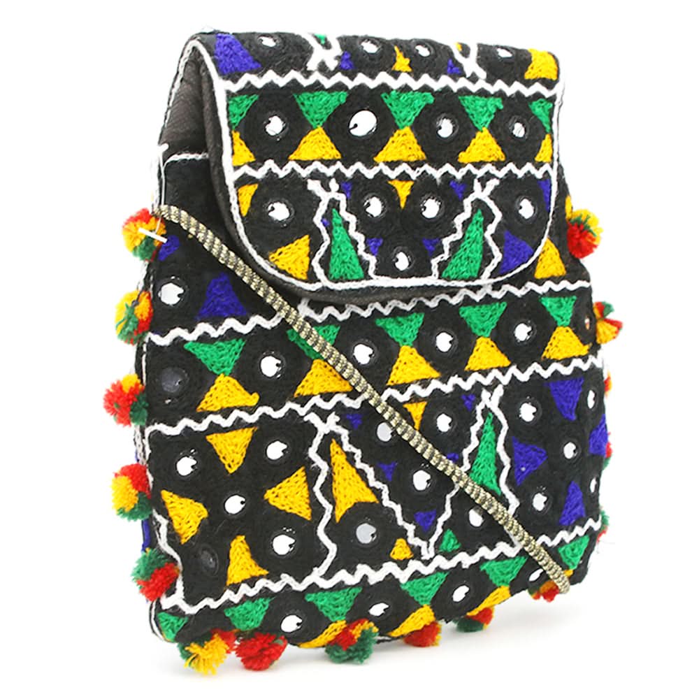Girls Shoulder Bag - Black, Kids Bags, Chase Value, Chase Value