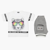 Girls Half Sleeves Suit - White, Girls T-Shirts, Chase Value, Chase Value