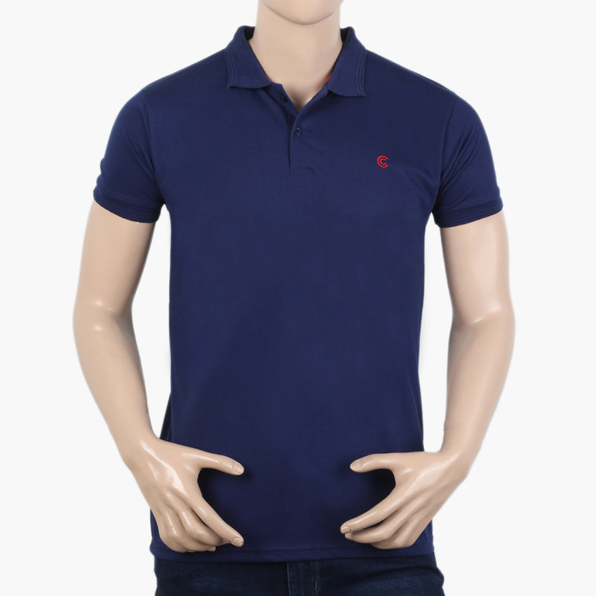 Men's Half Sleeves T-Shirt - Dark Blue, Men's T-Shirts & Polos, Chase Value, Chase Value
