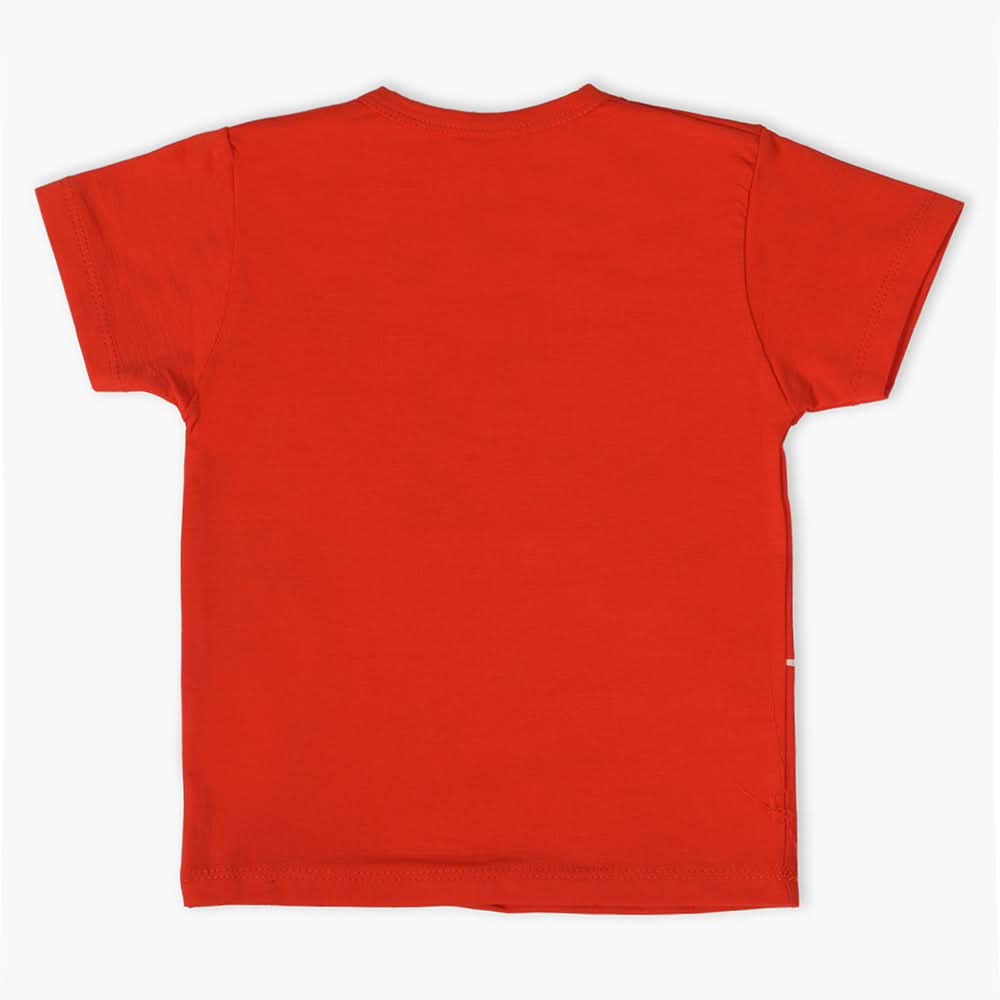 Boys Half Sleeves T-Shirt - Orange, Boys T-Shirts, Chase Value, Chase Value