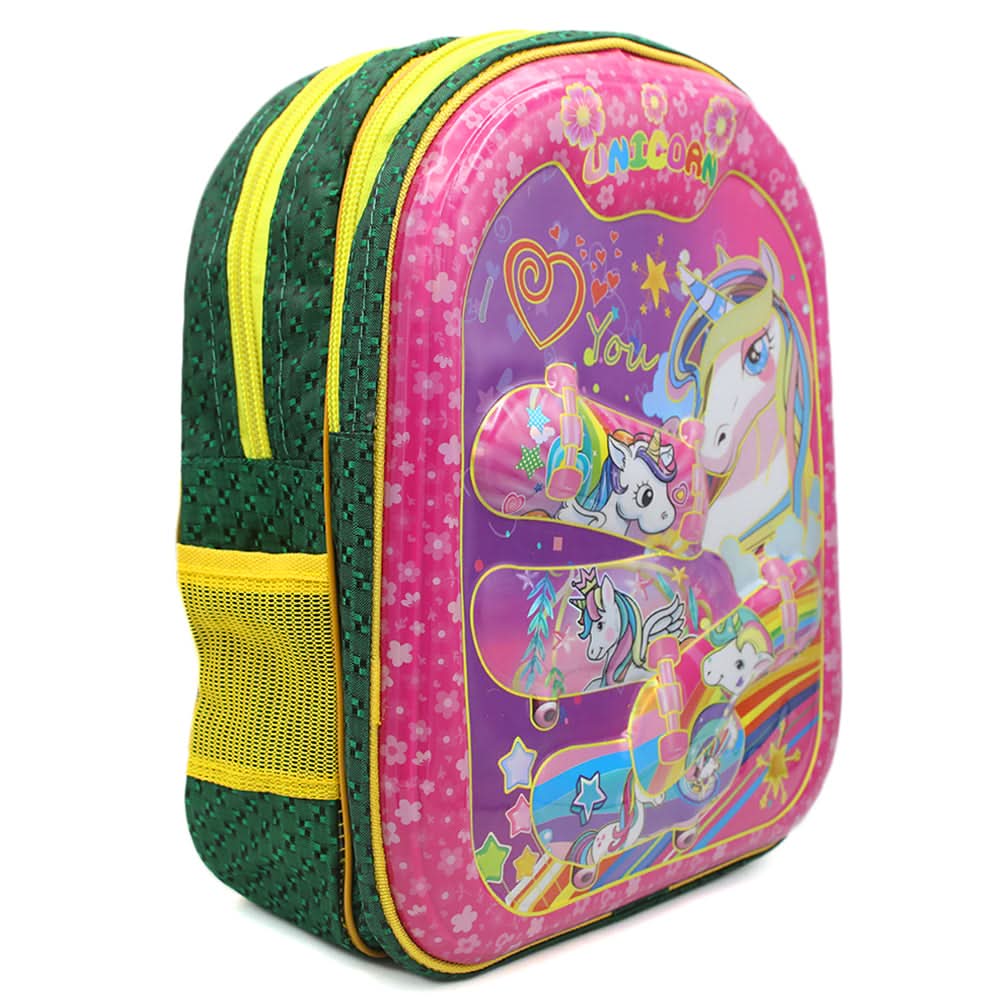 School Character Bag - Green, School Bags, Chase Value, Chase Value