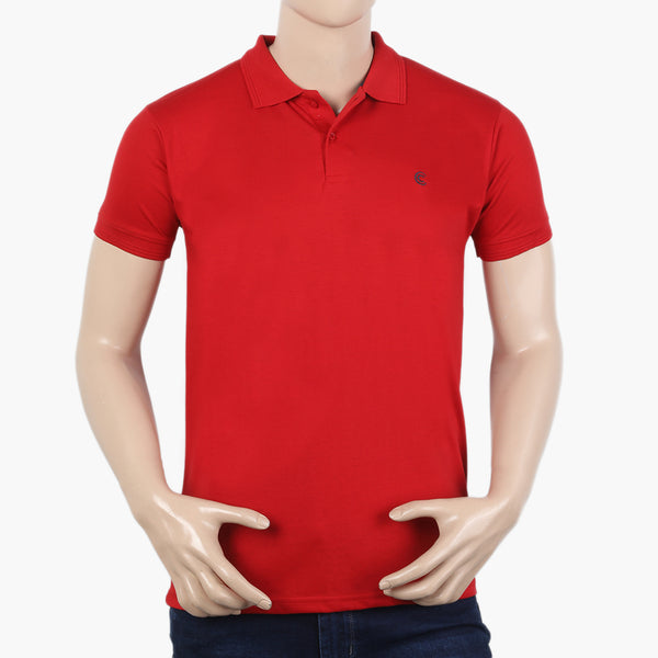 Men's Half Sleeves T-Shirt - Red, Men's T-Shirts & Polos, Chase Value, Chase Value