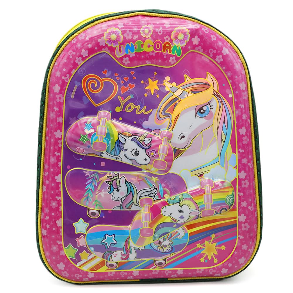 School Character Bag - Green, School Bags, Chase Value, Chase Value