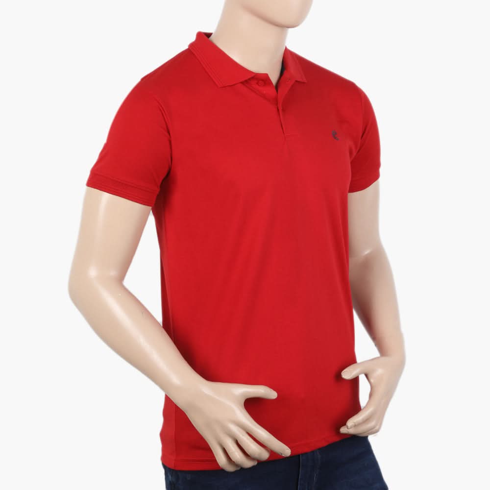 Men's Half Sleeves T-Shirt - Red, Men's T-Shirts & Polos, Chase Value, Chase Value