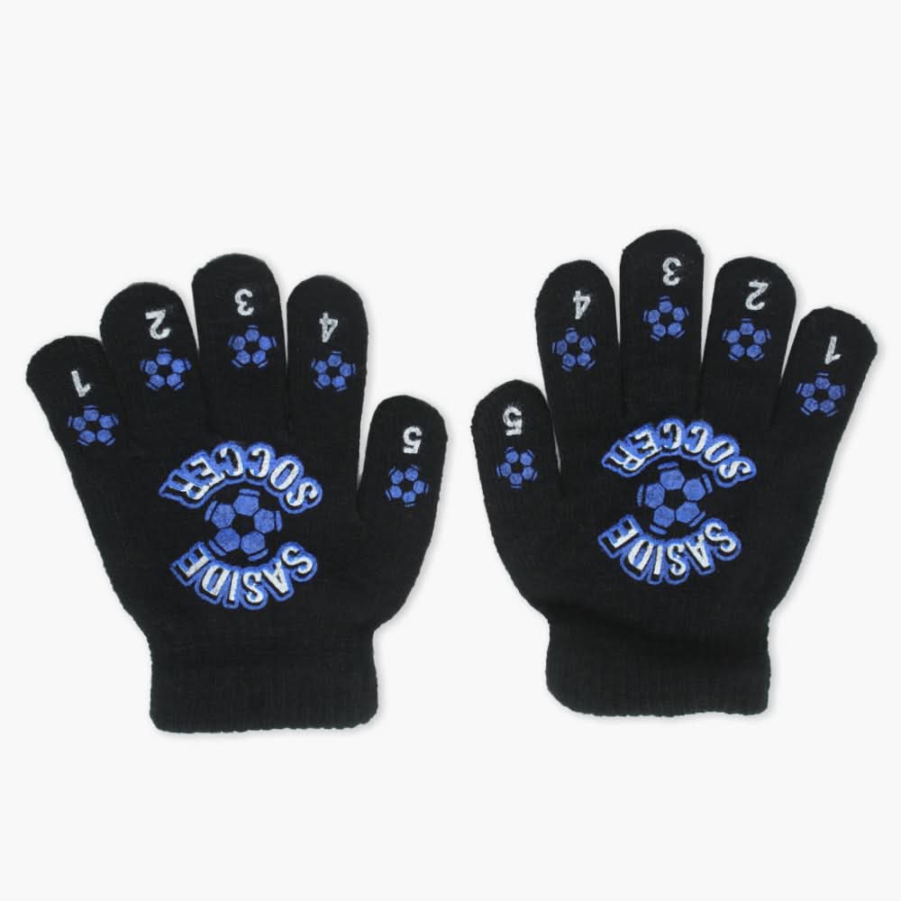 Kids Woolen Gloves - Black, Girls Caps & Gloves, Chase Value, Chase Value