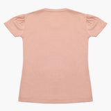 Girls Half Sleeves T-Shirt - Tea Pink, Girls T-Shirts, Chase Value, Chase Value