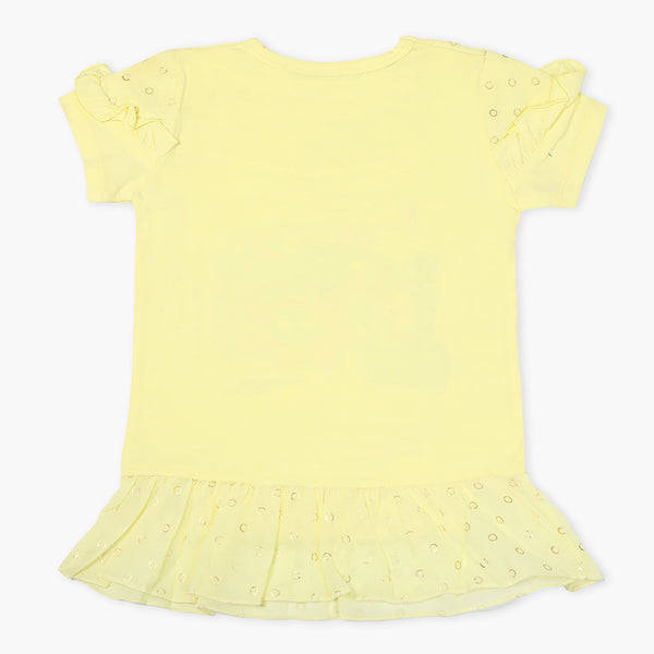 Girls T-Shirt - Lemon, Girls T-Shirts, Chase Value, Chase Value