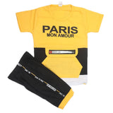 Boys Half Sleeves Suit - Yellow, Kids, Boys Sets And Suits, Chase Value, Chase Value