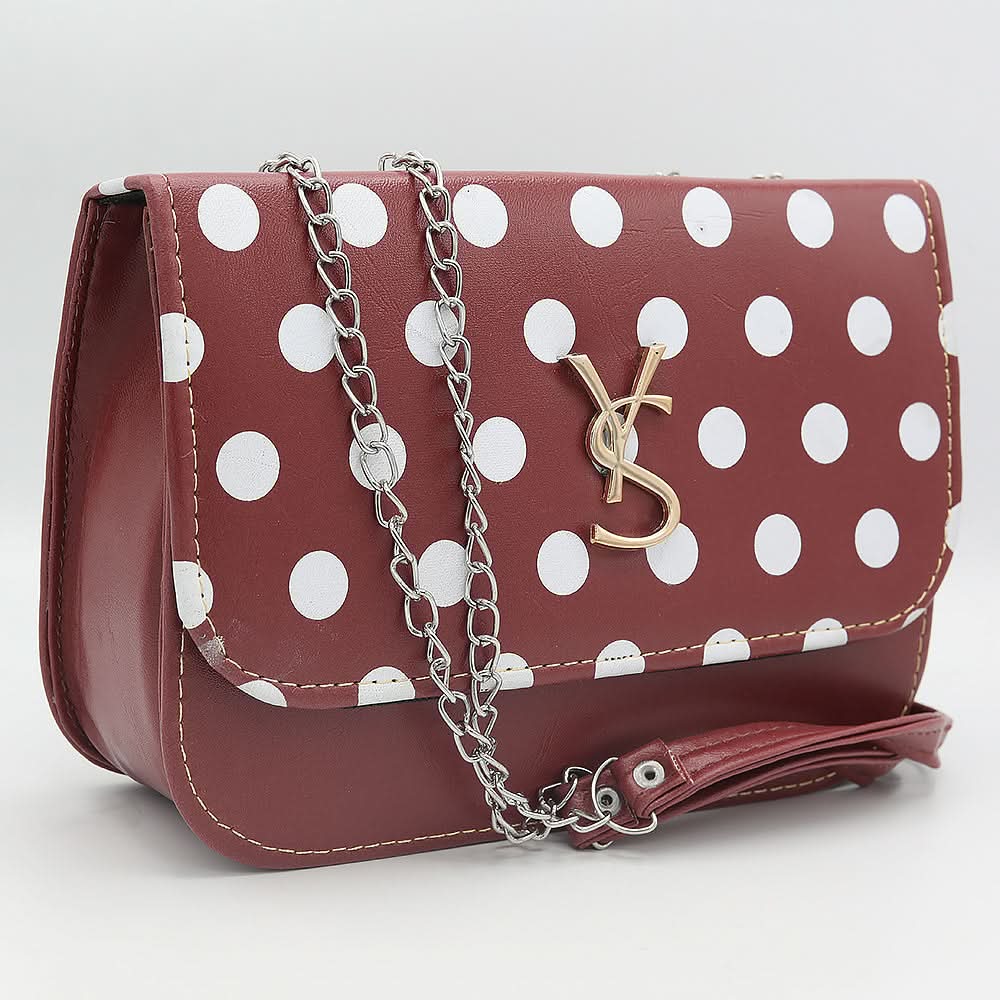 Women's Shoulder Bag 3128 - Maroon, Women, Bags, Chase Value, Chase Value