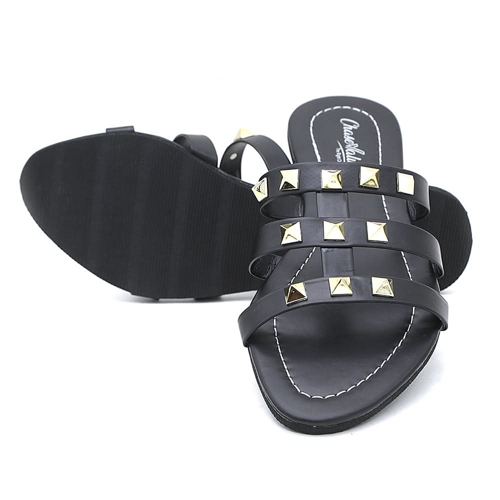 Women's Slipper J-545 - Black, Women, Slippers, Chase Value, Chase Value