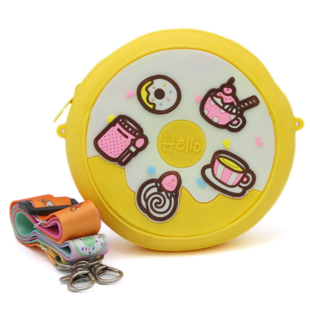 Girls Sling Bag - Yellow, Kids Bags, Chase Value, Chase Value