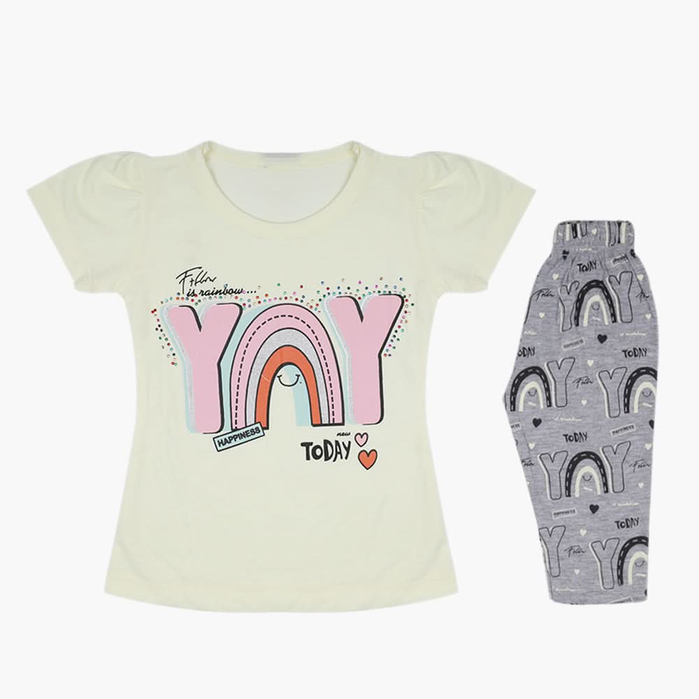Girls Tights Suit - Lemon, Girls Suits, Chase Value, Chase Value