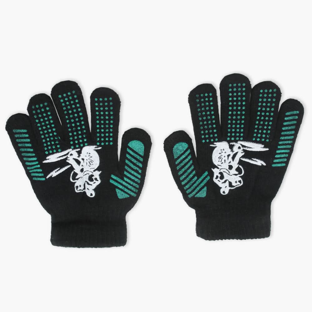 Kids Woolen Gloves - Black, Girls Caps & Gloves, Chase Value, Chase Value