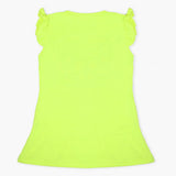 Girls Half Sleeves T-Shirt - Neon Green, Girls T-Shirts, Chase Value, Chase Value