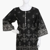 Women's Embroidered Kurti - Black, Women Ready Kurtis, Chase Value, Chase Value