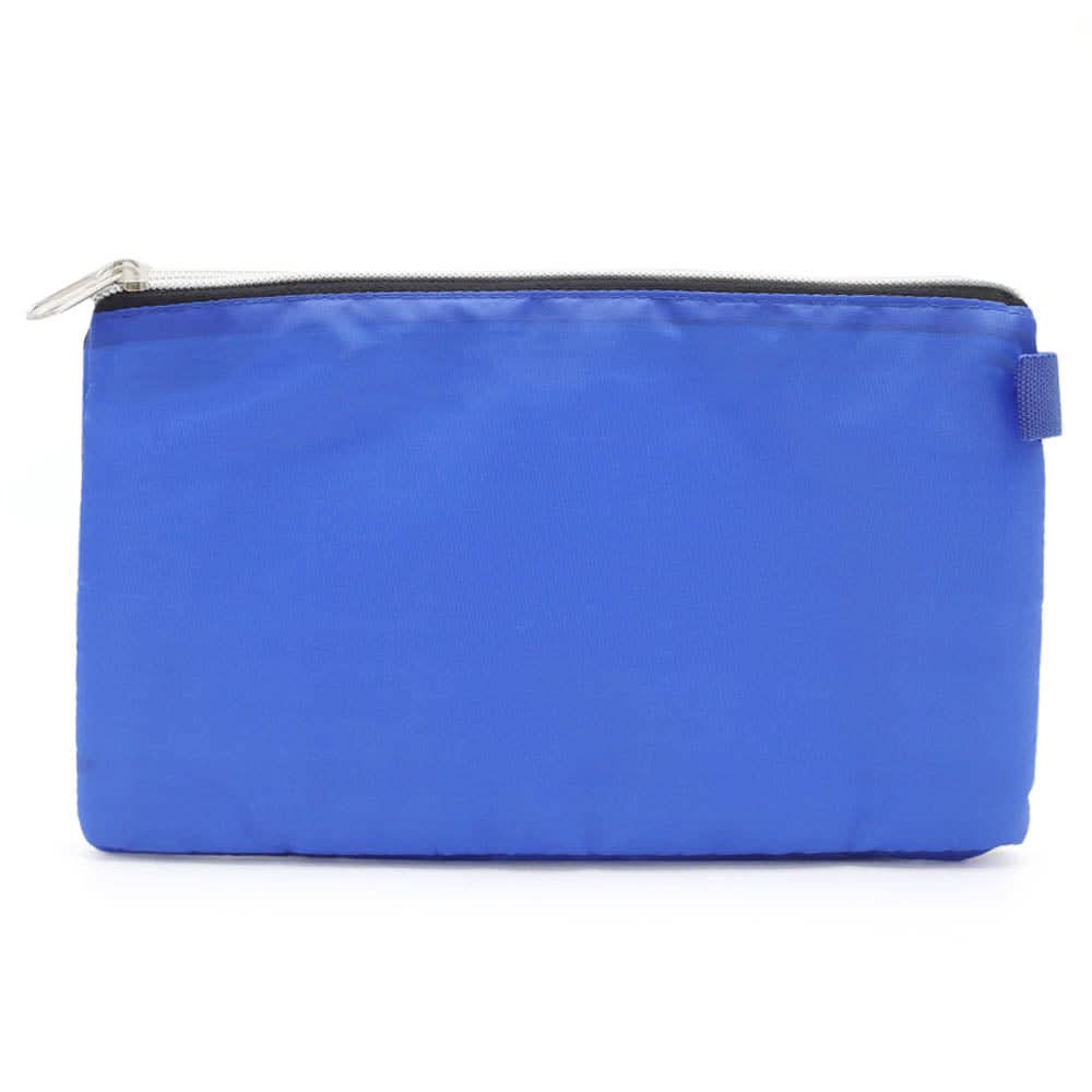 Pencil Pouch Two Zipper - Blue, Pencil Boxes & Stationery Sets, Chase Value, Chase Value