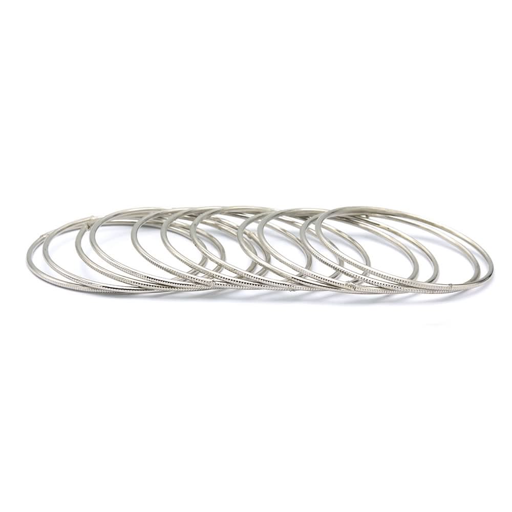 Women Deva Bangles - Silver, Women, Bangles & Bracelets, Chase Value, Chase Value