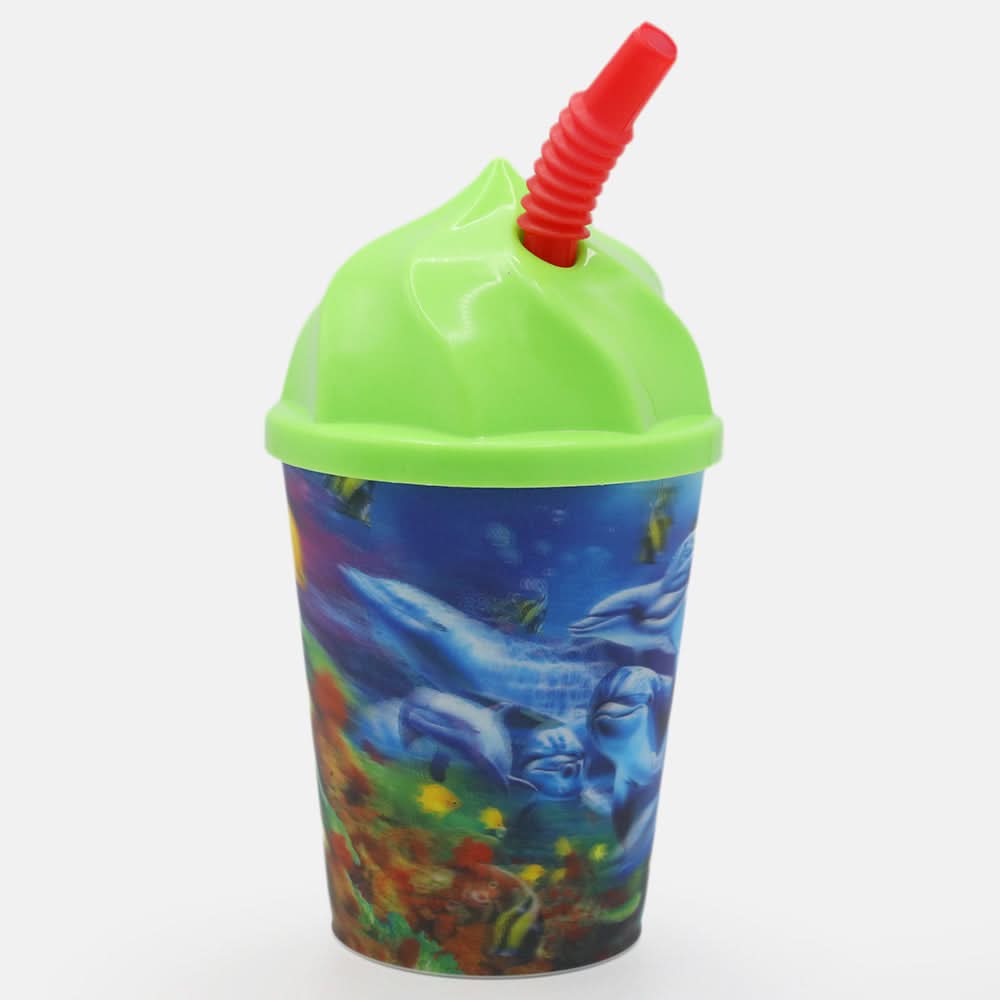 3D Plastic Glass - 250ml - Green, Home & Lifestyle, Glassware & Drinkware, Chase Value, Chase Value