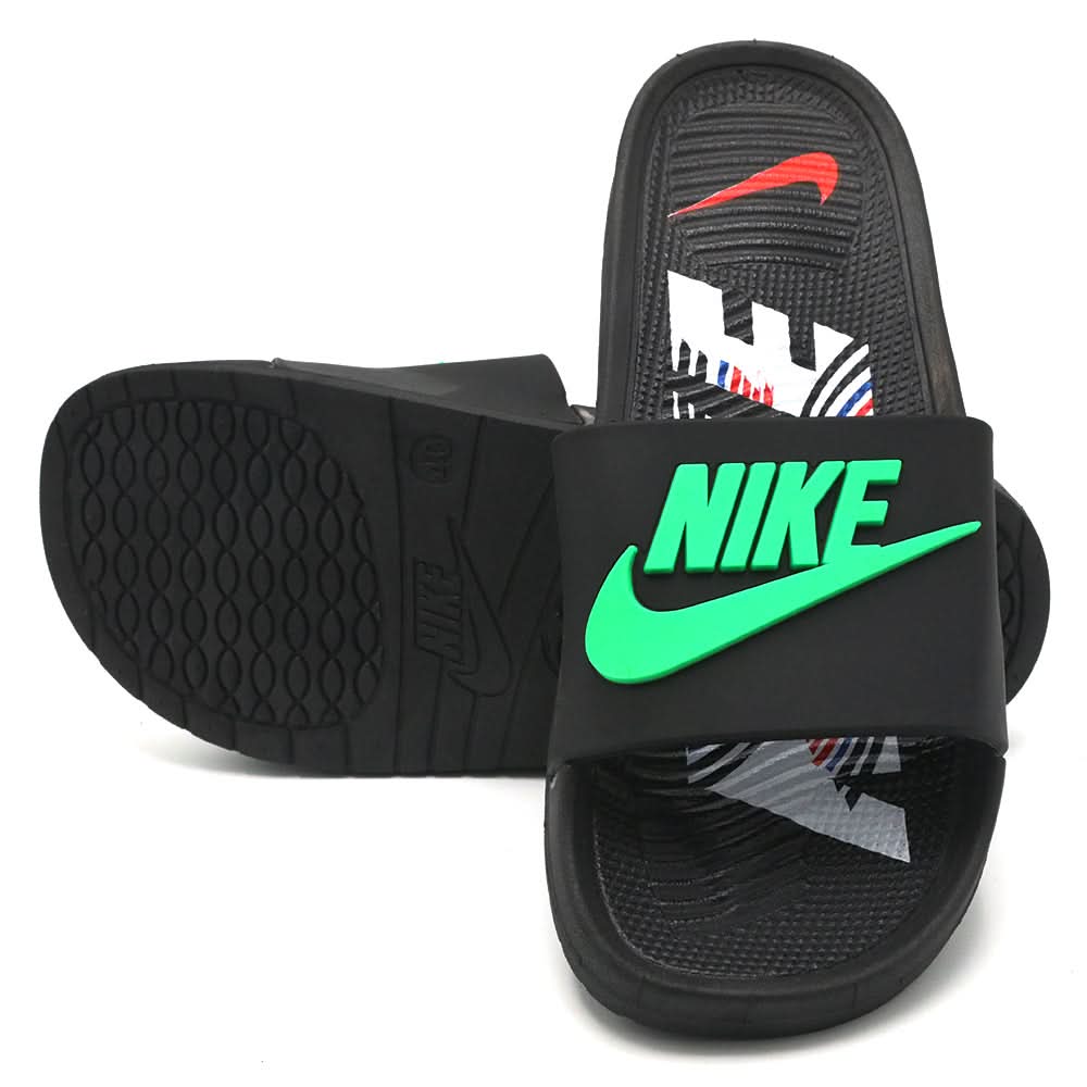 Men's Slider - Green, Men's Slippers, Chase Value, Chase Value