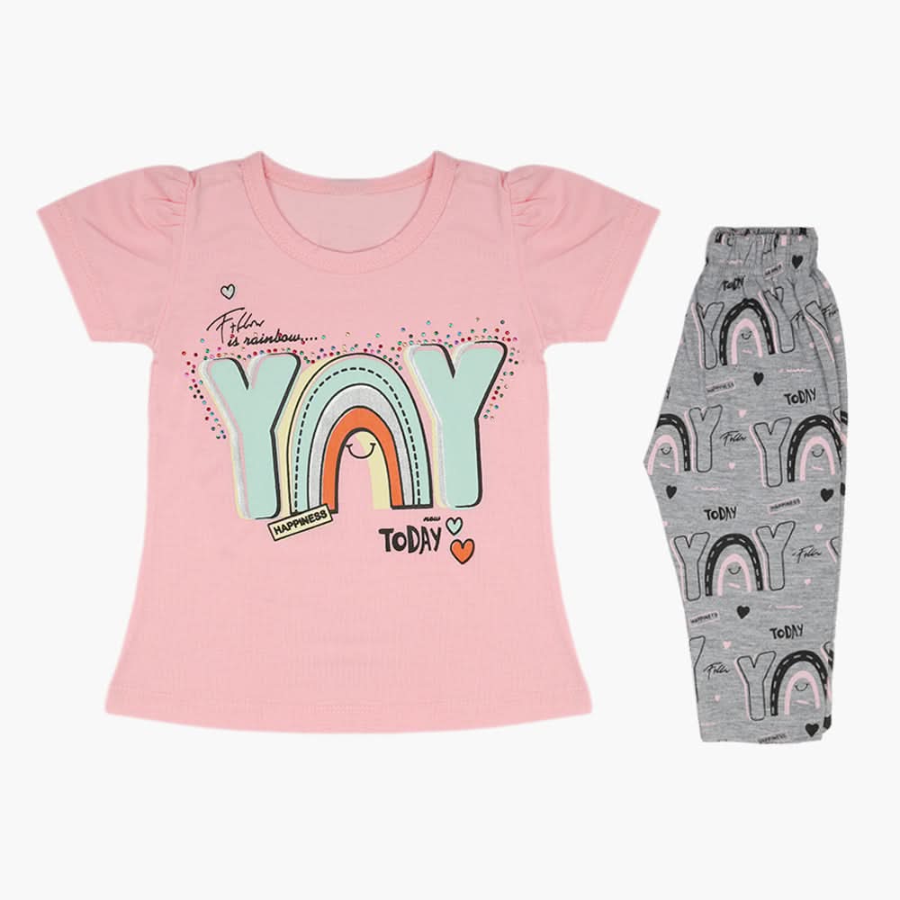 Girls Tights Suit - Pink, Girls Suits, Chase Value, Chase Value