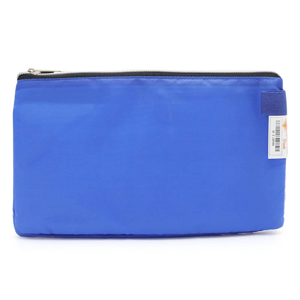 Pencil Pouch Two Zipper - Blue, Pencil Boxes & Stationery Sets, Chase Value, Chase Value