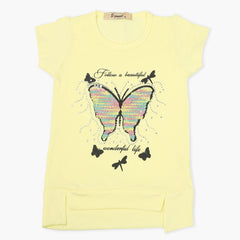 Girls T-Shirt - Lemon, Girls T-Shirts, Chase Value, Chase Value