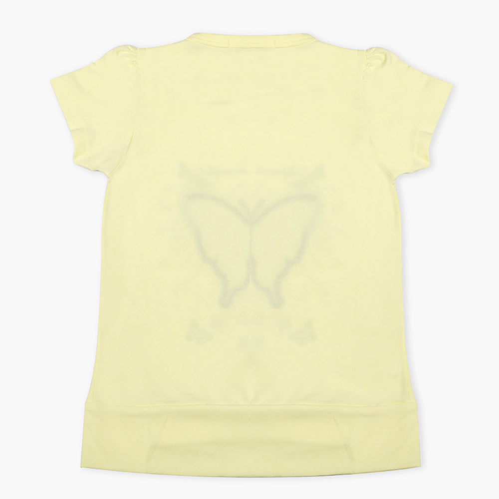 Girls T-Shirt - Lemon, Girls T-Shirts, Chase Value, Chase Value