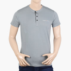 Men's Half Sleeves T-Shirt - Light Grey, Men's T-Shirts & Polos, Chase Value, Chase Value