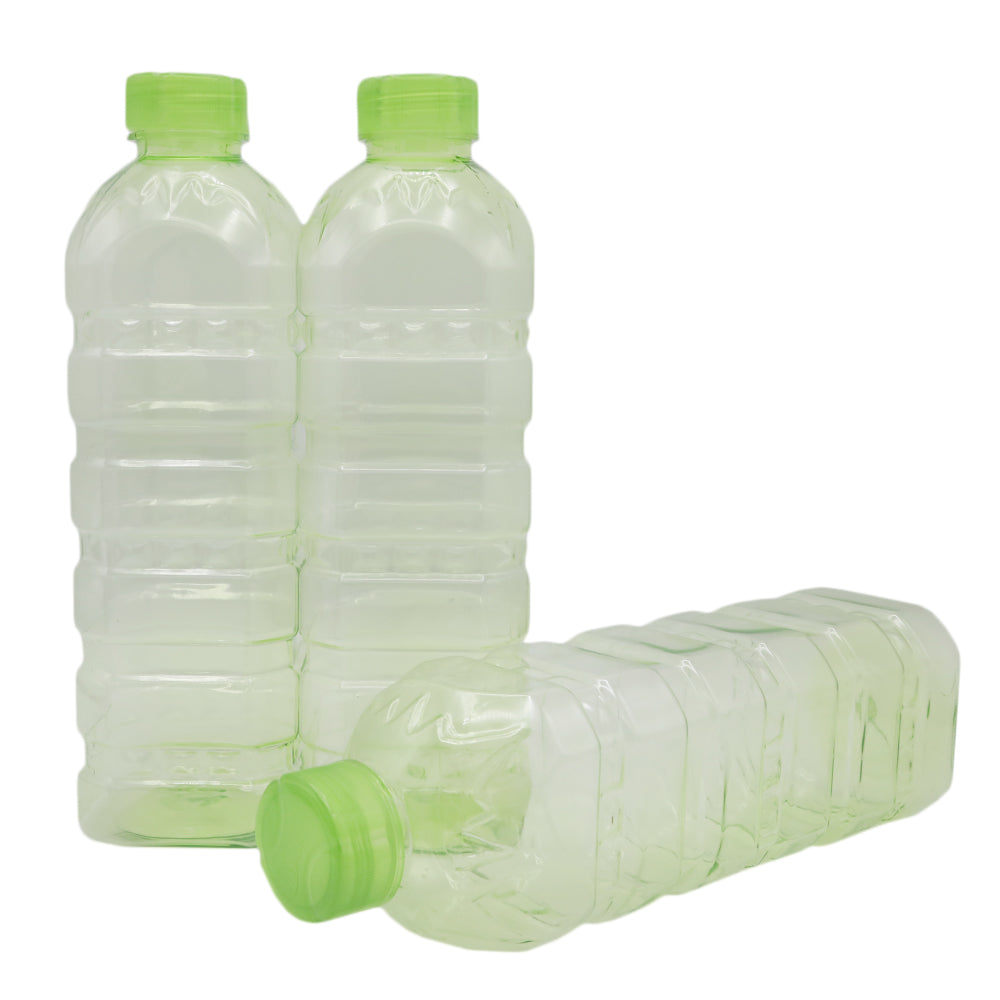 Happy Bottle 3 Pcs Set - Green, Kids, Tiffin Boxes And Bottles, Chase Value, Chase Value