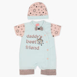 Newborn Boys Half Sleeves Romper - Light Blue, Newborn Boys Rompers, Chase Value, Chase Value