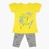 Girls Tights Suit - Yellow, Girls Suits, Chase Value, Chase Value