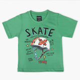 Boys Half Sleeves T-Shirt - Green, Boys T-Shirts, Chase Value, Chase Value