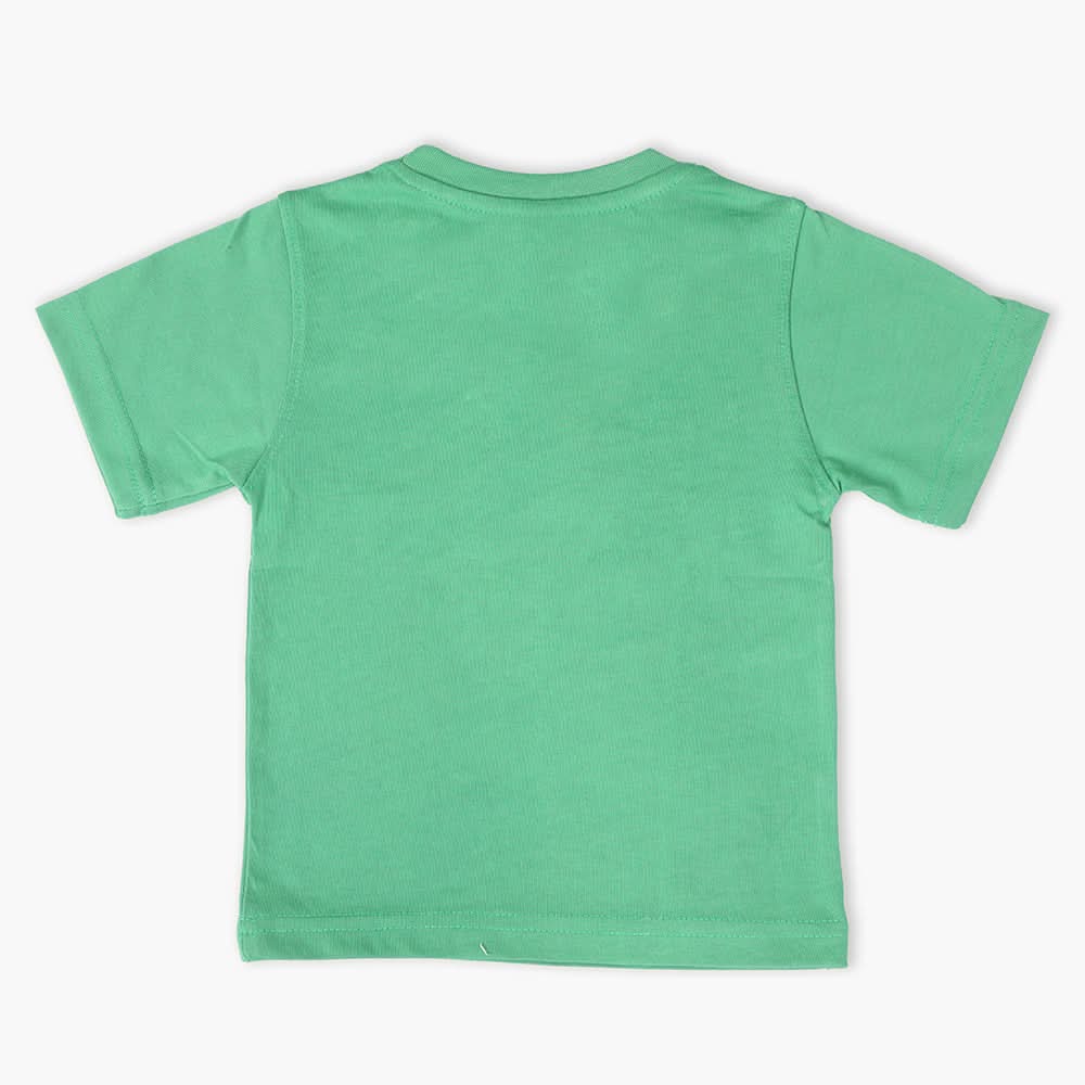 Boys Half Sleeves T-Shirt - Green, Boys T-Shirts, Chase Value, Chase Value