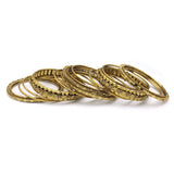 Women Deva Bangles - Golden, Women, Bangles & Bracelets, Chase Value, Chase Value
