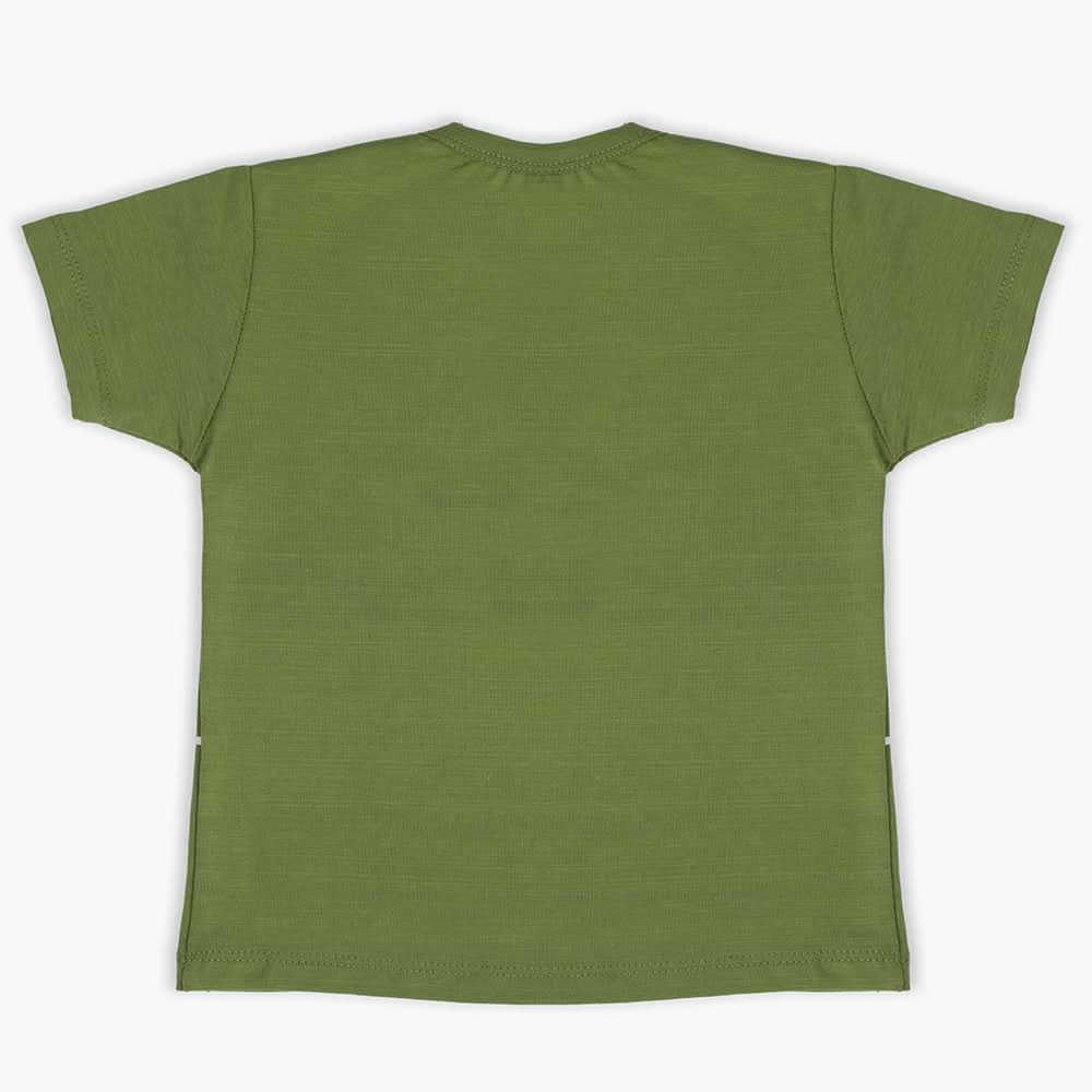 Boys Half Sleeves T-Shirt - Green, Boys T-Shirts, Chase Value, Chase Value