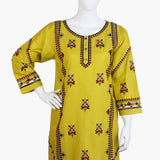 Women's Embroidered Kurti - Green, Women Ready Kurtis, Chase Value, Chase Value