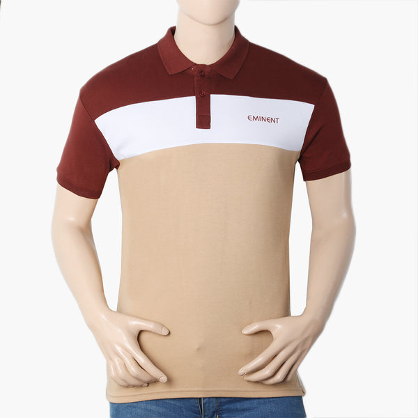 Eminent Men's Half Sleeves Polo T-Shirt - Dark Brown, Men's T-Shirts & Polos, Eminent, Chase Value