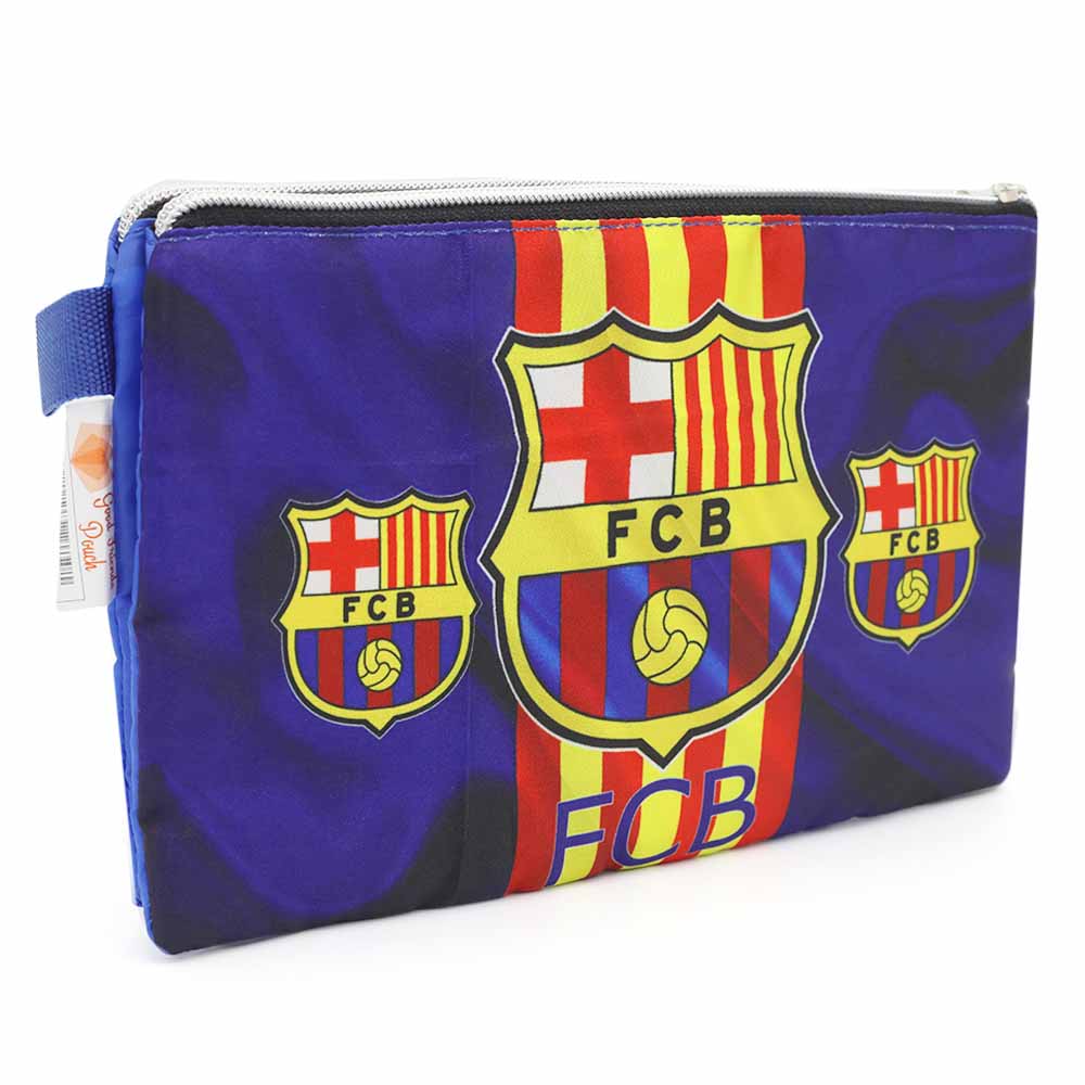 Pencil Pouch Two Zipper - Blue, Pencil Boxes & Stationery Sets, Chase Value, Chase Value