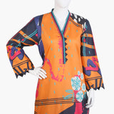 Women's Digital Printed Kurti - Mustard, Women Ready Kurtis, Chase Value, Chase Value
