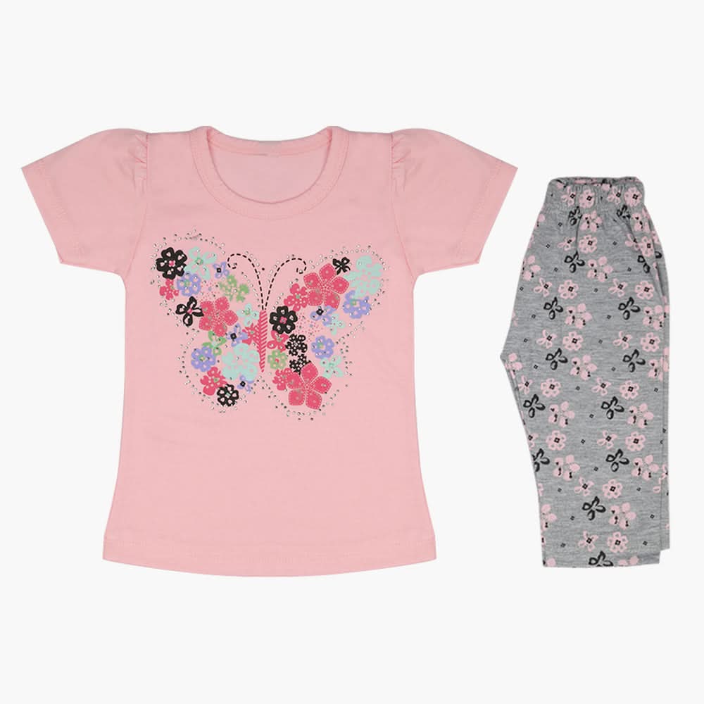 Girls Tights Suit - Pink, Girls Suits, Chase Value, Chase Value