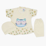 Newborn Girls Half Sleeves Suit - Fawn, Newborn Girls Sets & Suits, Chase Value, Chase Value