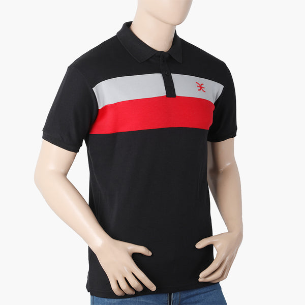 Eminent Men's Half Sleeves Polo T-Shirt - Black, Men's T-Shirts & Polos, Eminent, Chase Value