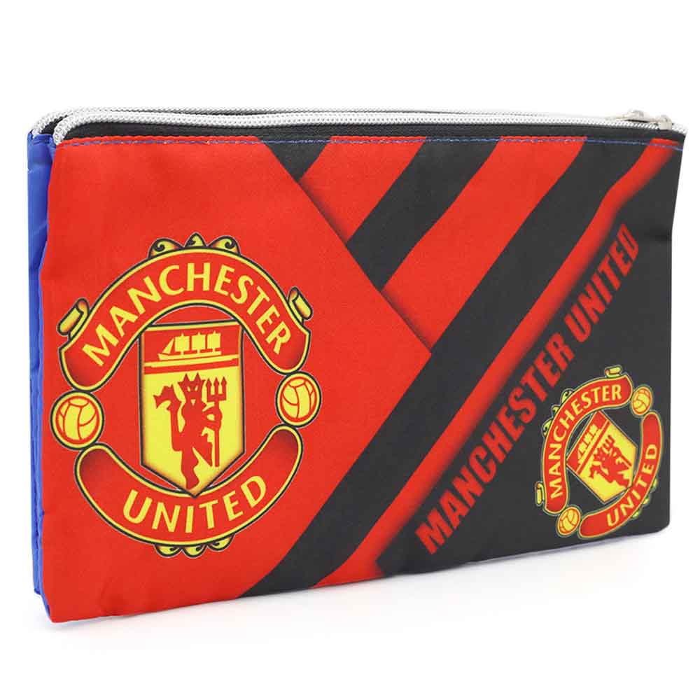 Pencil Pouch Two Zipper - Blue, Pencil Boxes & Stationery Sets, Chase Value, Chase Value