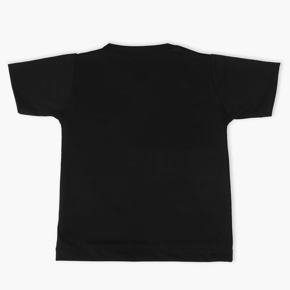 Boys Half Sleeves T-Shirt - Black, Boys T-Shirts, Chase Value, Chase Value