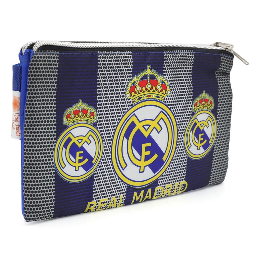 Pencil Pouch Two Zipper - Blue, Pencil Boxes & Stationery Sets, Chase Value, Chase Value