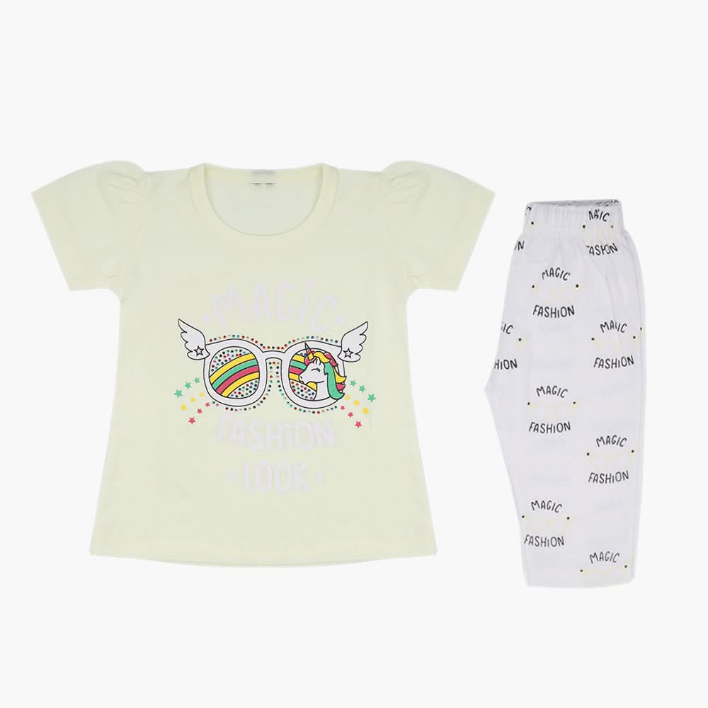 Girls Tights Suit - Lemon, Girls Suits, Chase Value, Chase Value