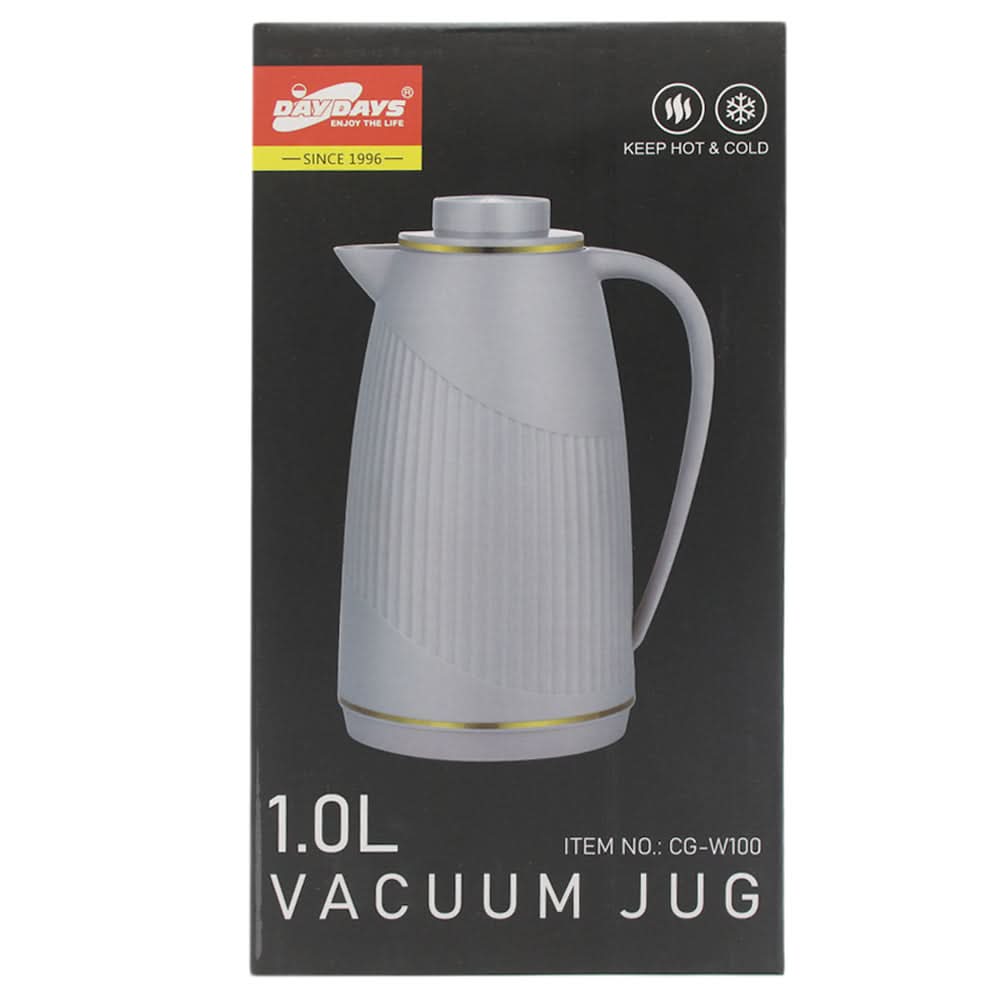 Thermos 1Ltr - Grey, Thermos & Mug, Chase Value, Chase Value
