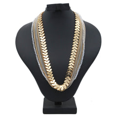 Women's Funky Mala - Gold-Black, Women Chains & Lockets, Chase Value, Chase Value