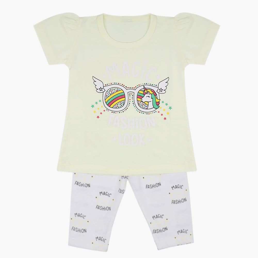Girls Tights Suit - Lemon, Girls Suits, Chase Value, Chase Value