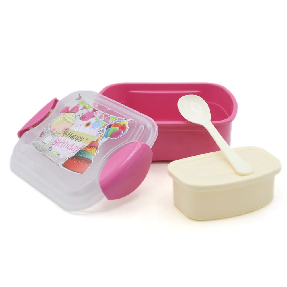 Kid's Lunch Box - Pink-C, Kids, Tiffin Boxes And Bottles, Chase Value, Chase Value
